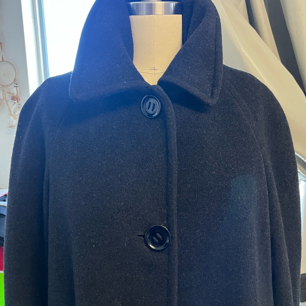 Calvin Klein Peacoat four button breast